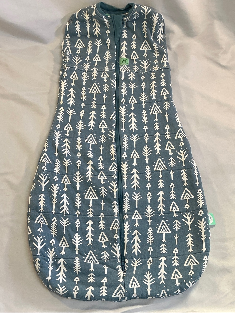 ErgoPouch - Kids Sleep Sack – 2.5 TOG Blue Forest Print Zippered Sleeper